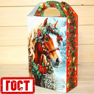 Сладкий новогодний подарок по ГОСТу в жестяной упаковке в Новоиваноском